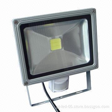 LED Sensor Floodlight with Motion Sensor and 50W Power